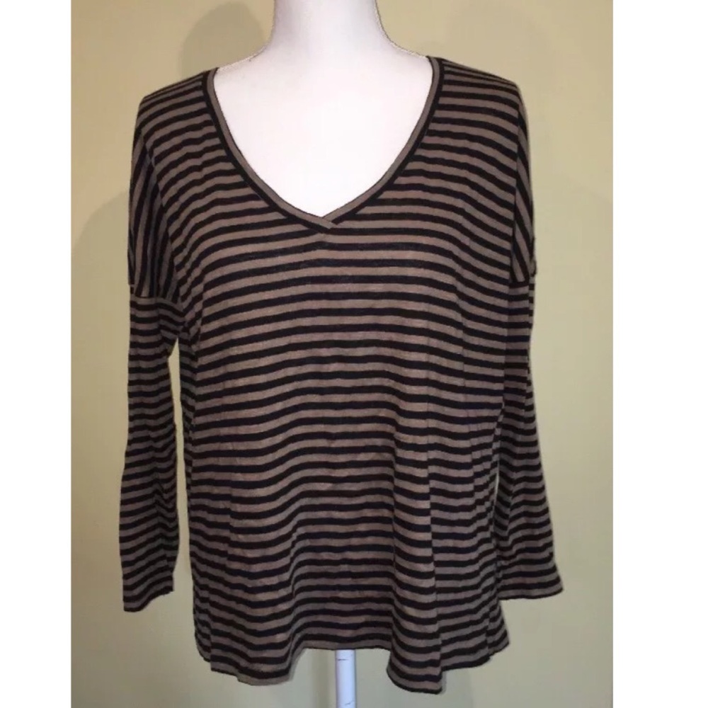 Zara Trafaluc Long Sleeve Bat Wing V Neck Small
